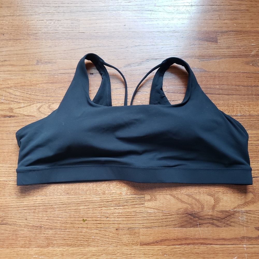 Athleta | Exhale Low Impact Bra D-DD+ Sports Bra | Black | 3X